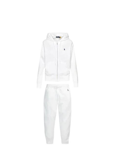 polo ralph tracksuit|polo ralph lauren white tracksuit.